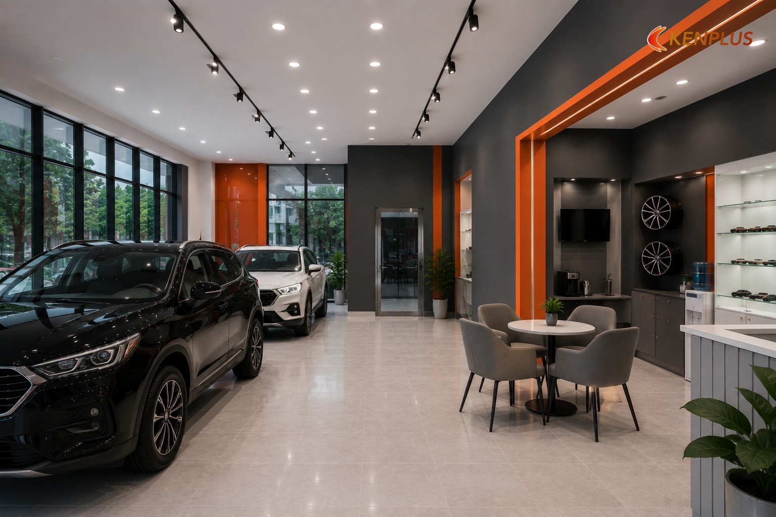 Ba mẫu layout phổ biến, dễ thi công — Mẫu thiết kế showroom ô tô đẹp, dễ thi công Ba mẫu layout phổ biến, dễ thi công — Mẫu thiết kế showroom ô tô đẹp, dễ thi công