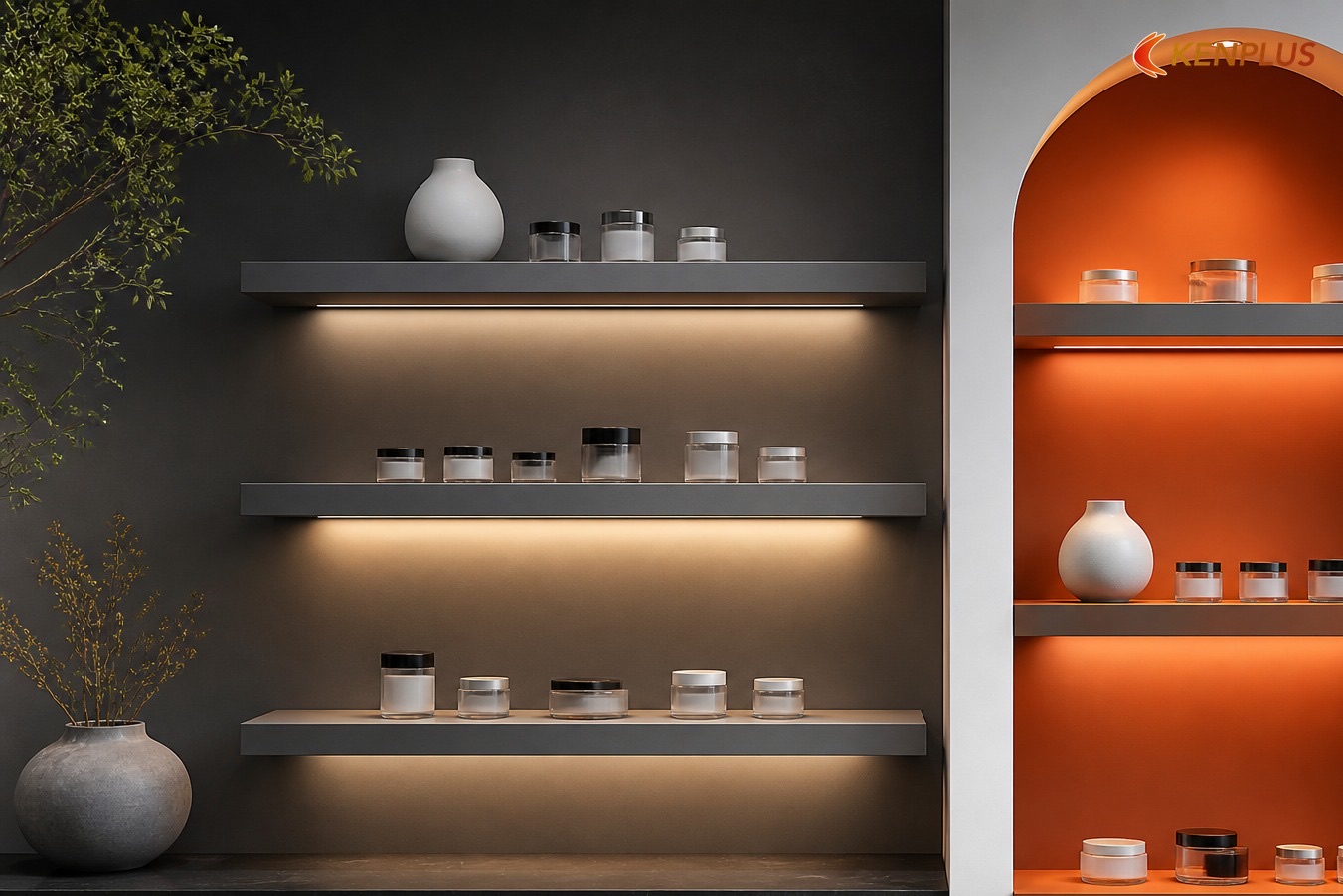 Bảng nhiệt độ màu CCT — ý tưởng ánh sáng theo khu 30m² — Ý tưởng thiết kế shop mỹ phẩm cao cấp 30m² Bảng nhiệt độ màu CCT — ý tưởng ánh sáng theo khu 30m² — Ý tưởng thiết kế shop mỹ phẩm cao cấp 30m²