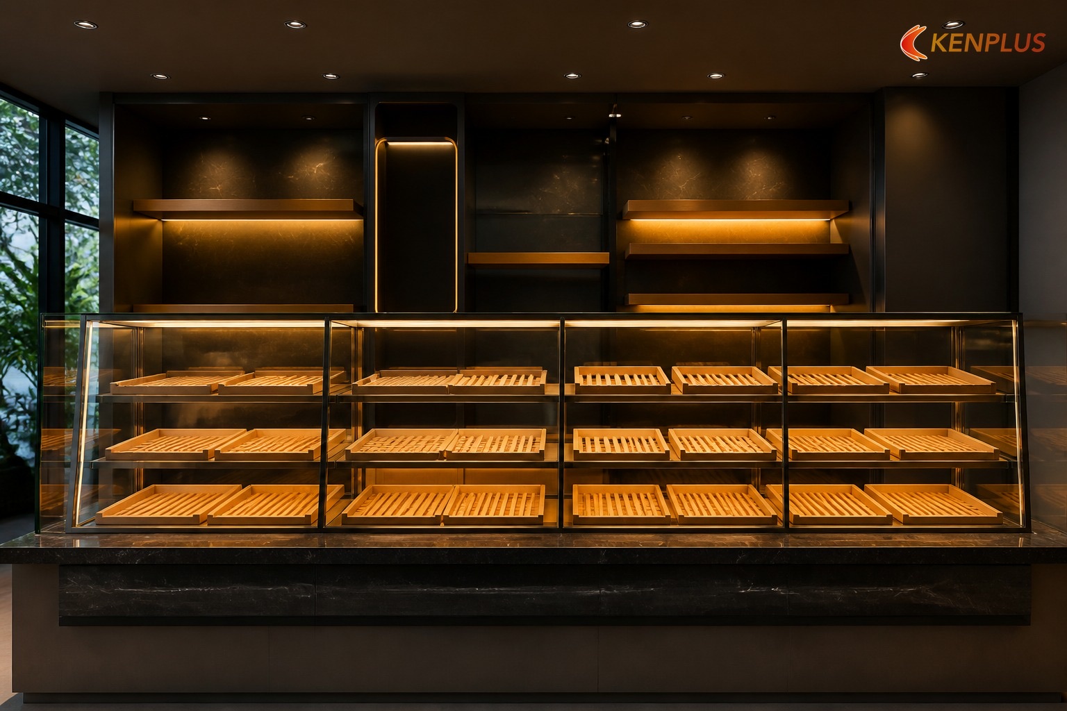 Nguyên tắc phân khu trước khi vẽ nội thất — F&B mặt tiền 3 m Hà Nội — khung layout Nguyên tắc phân khu trước khi vẽ nội thất — F&B mặt tiền 3 m Hà Nội — khung layout