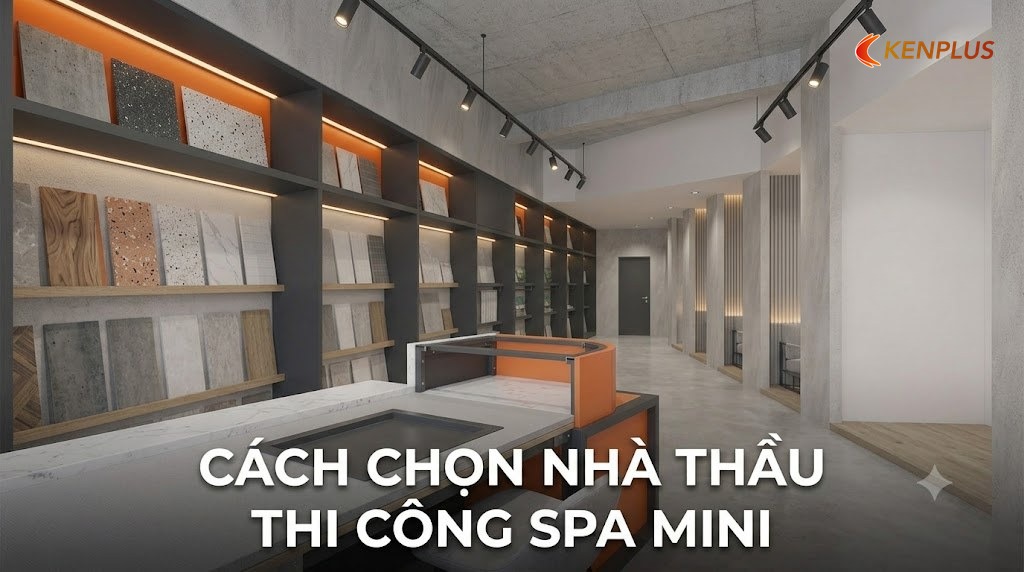 Vì sao spa mini cần nhà thầu có kinh nghiệm chuyên biệt — Cách chọn nhà thầu thi công spa mini