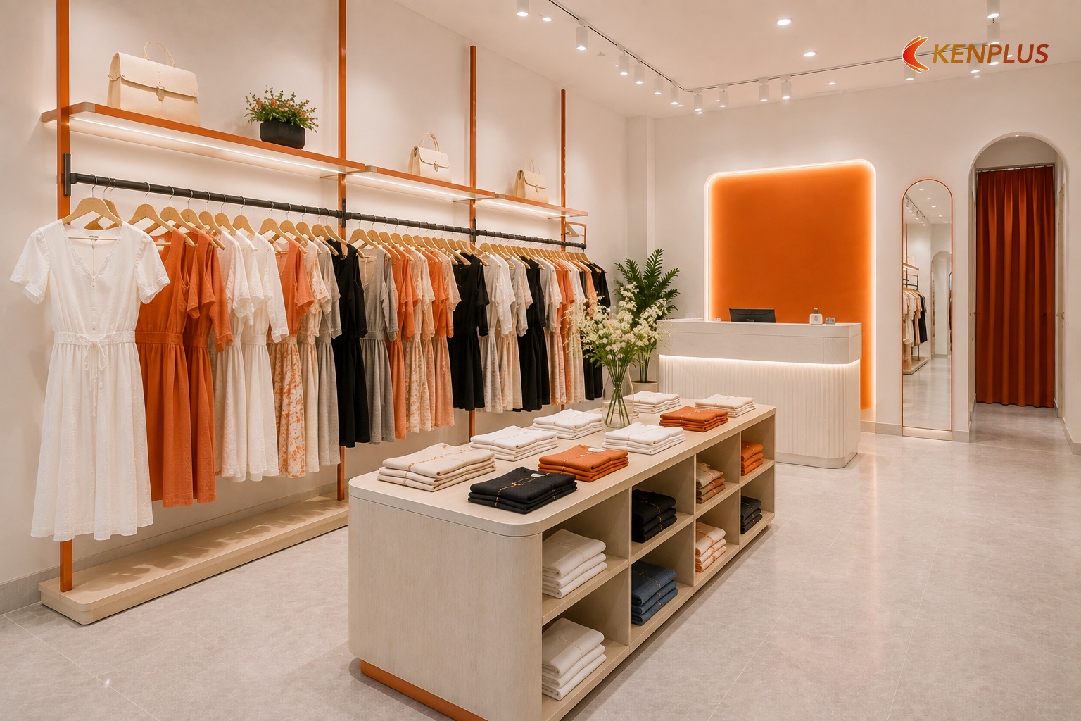 Bảng kích thước giá treo shop thời trang nữ — Kích thước giá treo shop thời trang nữ bao nhiêu hợp lý