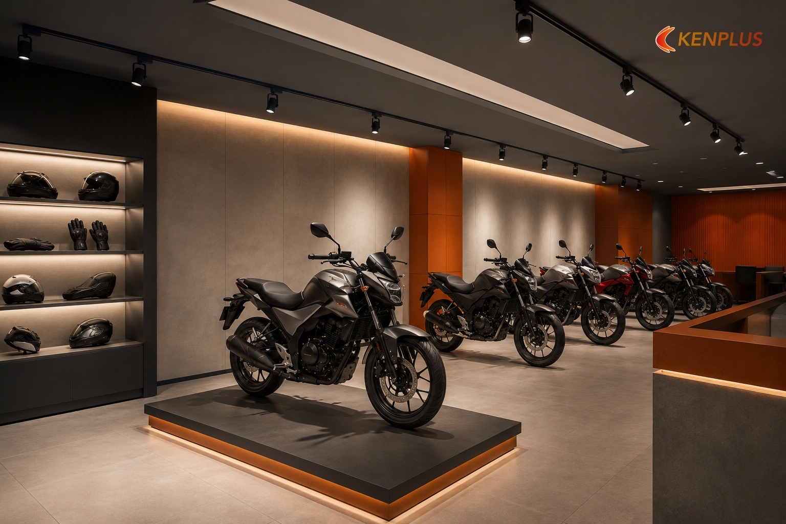 Bảng chiếu sáng theo khu vực showroom 150m² — Mặt bằng showroom xe máy 150m² bố trí thế nào Bảng chiếu sáng theo khu vực showroom 150m² — Mặt bằng showroom xe máy 150m² bố trí thế nào