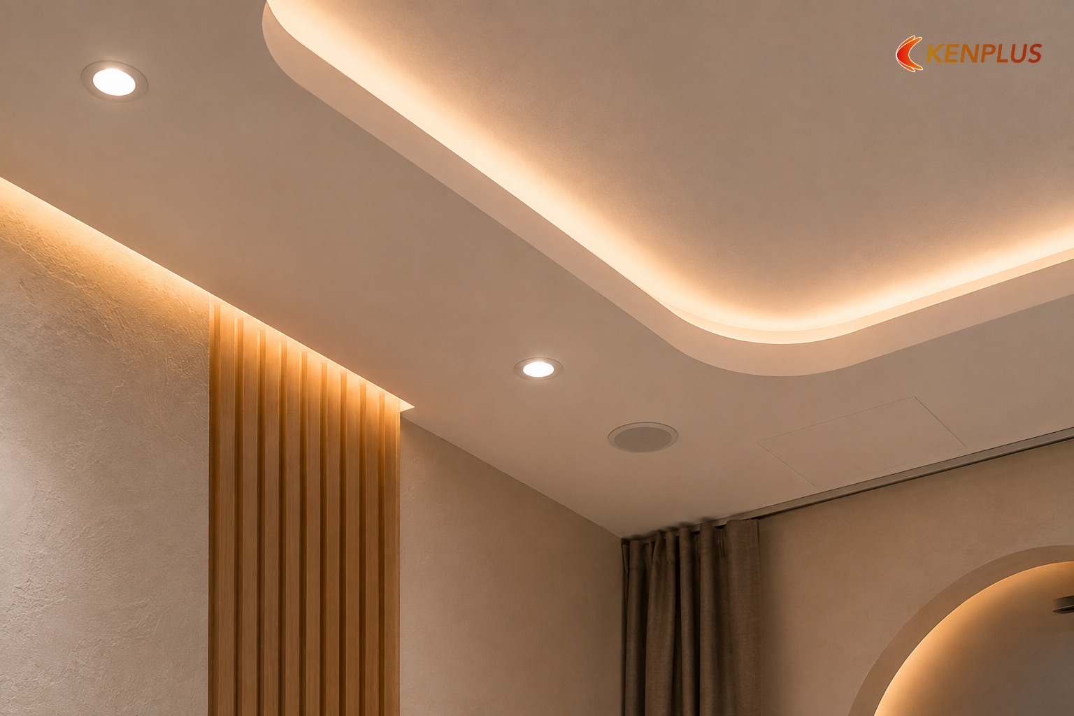 Trần thạch cao — ưu điểm và giới hạn trong môi trường spa — Spa mini: trần mở hay trần thạch cao Trần thạch cao — ưu điểm và giới hạn trong môi trường spa — Spa mini: trần mở hay trần thạch cao