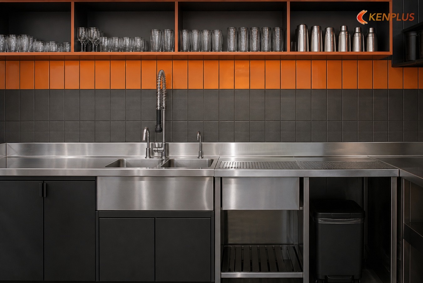 Quầy L vs quầy I trên 48–52 m² — Cách bố trí quán cafe nhỏ 50m² hợp lý Quầy L vs quầy I trên 48–52 m² — Cách bố trí quán cafe nhỏ 50m² hợp lý
