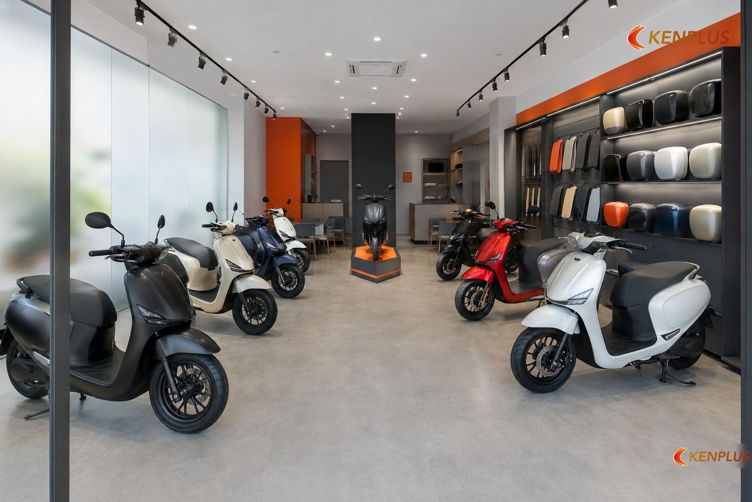 Khi nào mặt bằng cỡ này “vừa đủ” cho showroom xe máy trong phố