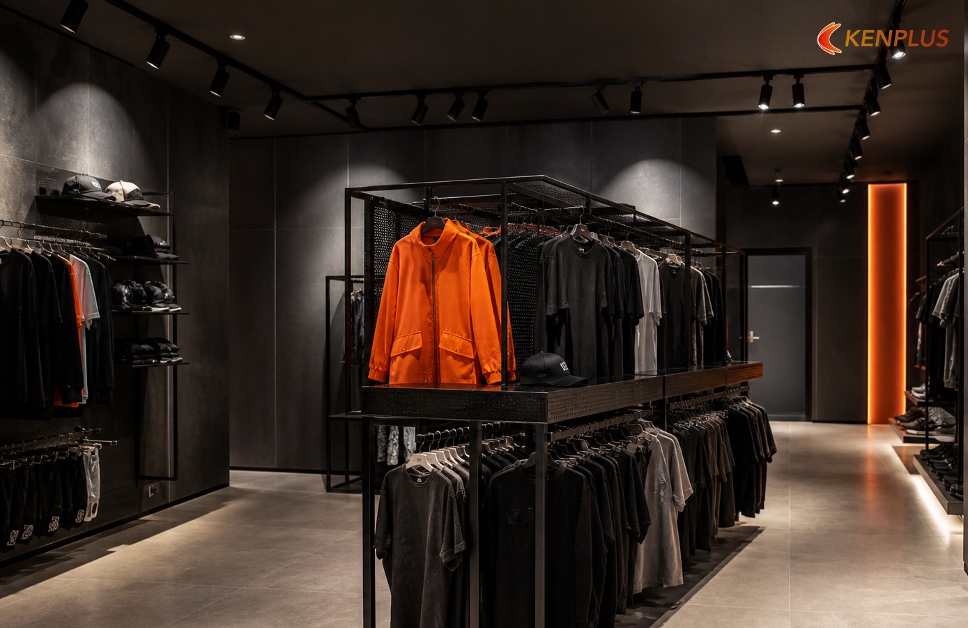 Mẫu 04 — Streetwear — panel tối — 25+ mẫu thiết kế shop thời trang đẹp 2026 Mẫu 04 — Streetwear — panel tối — 25+ mẫu thiết kế shop thời trang đẹp 2026