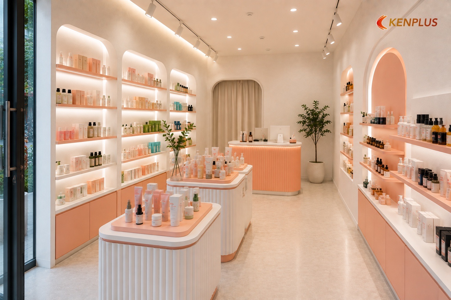 Phí thiết kế shop mỹ phẩm Hàn Quốc 15 mét vuông — Chi phí thiết kế shop mỹ phẩm Hàn Quốc 15m² bao nhiêu Phí thiết kế shop mỹ phẩm Hàn Quốc 15 mét vuông — Chi phí thiết kế shop mỹ phẩm Hàn Quốc 15m² bao nhiêu