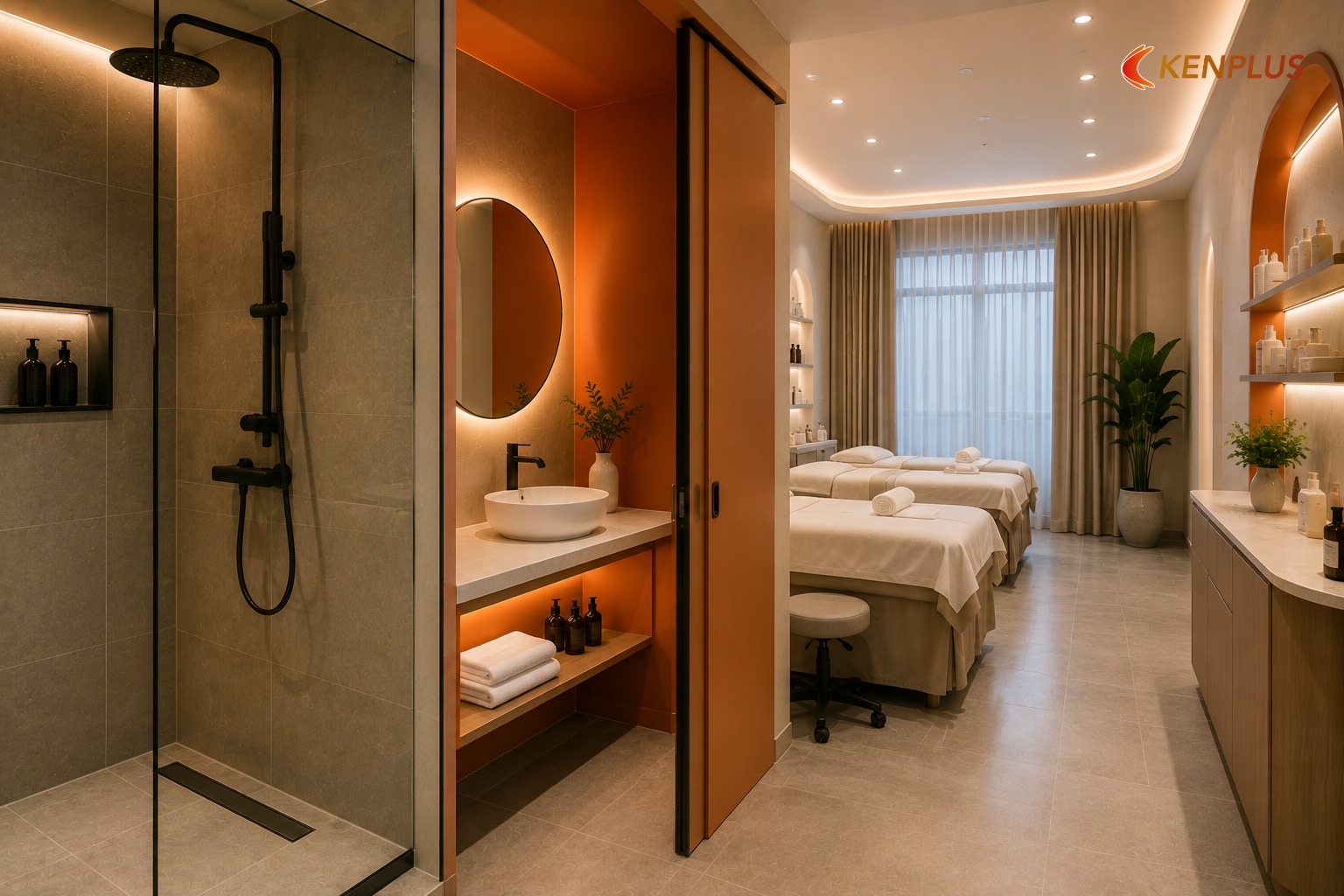 Trình tự khu ướt (wet area sequencing) — Kinh nghiệm thi công spa chăm sóc da ít phát sinh Trình tự khu ướt (wet area sequencing) — Kinh nghiệm thi công spa chăm sóc da ít phát sinh