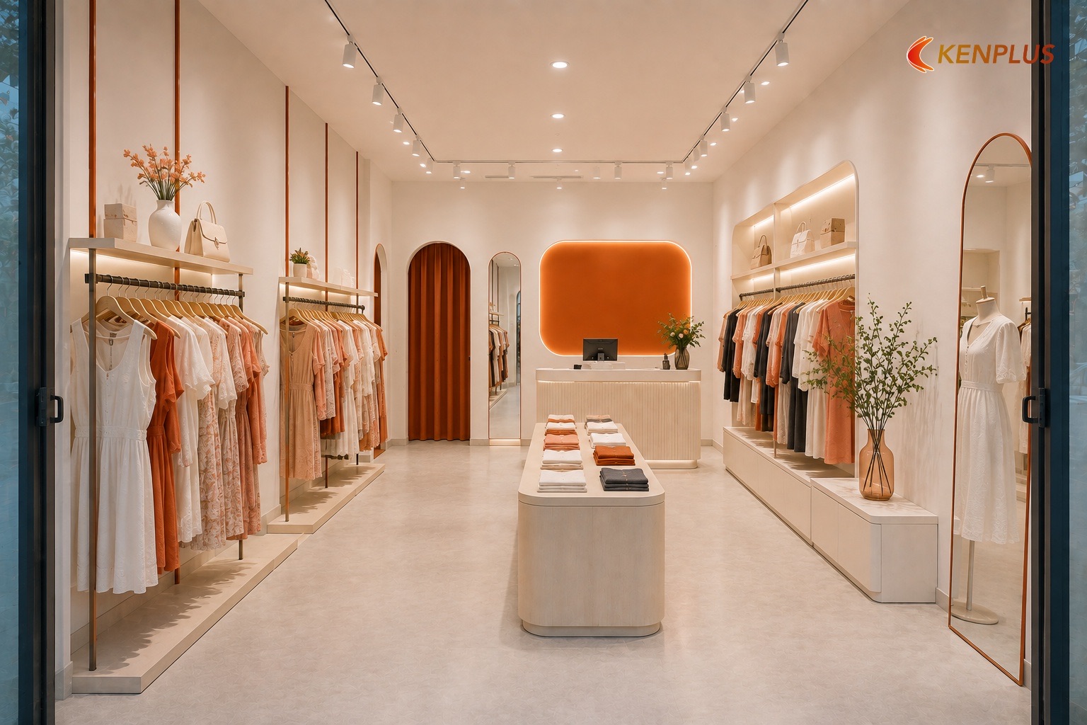 Vì sao shop thời trang nữ nhạy với lựa chọn gỗ hơn shop khác — MDF hay plywood cho shop thời trang nữ