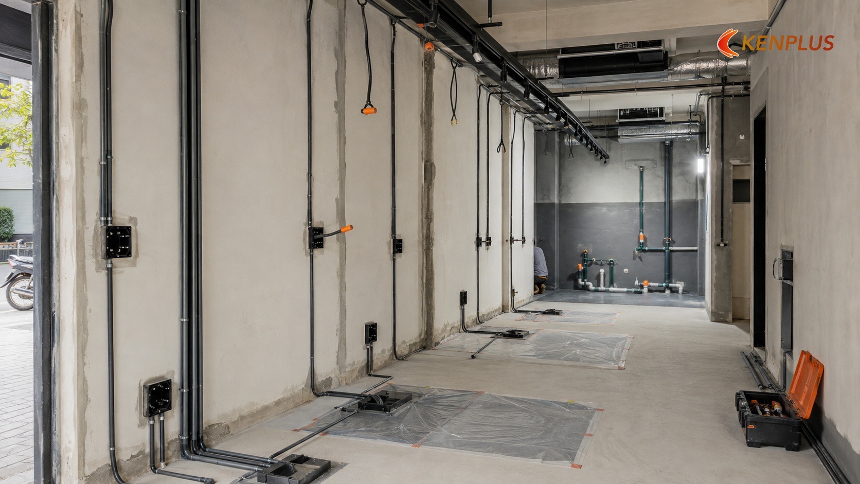Timeline MEP — thứ tự điện nước trên hiện trường — Quy trình thi công salon tóc nữ từ A đến Z Timeline MEP — thứ tự điện nước trên hiện trường — Quy trình thi công salon tóc nữ từ A đến Z