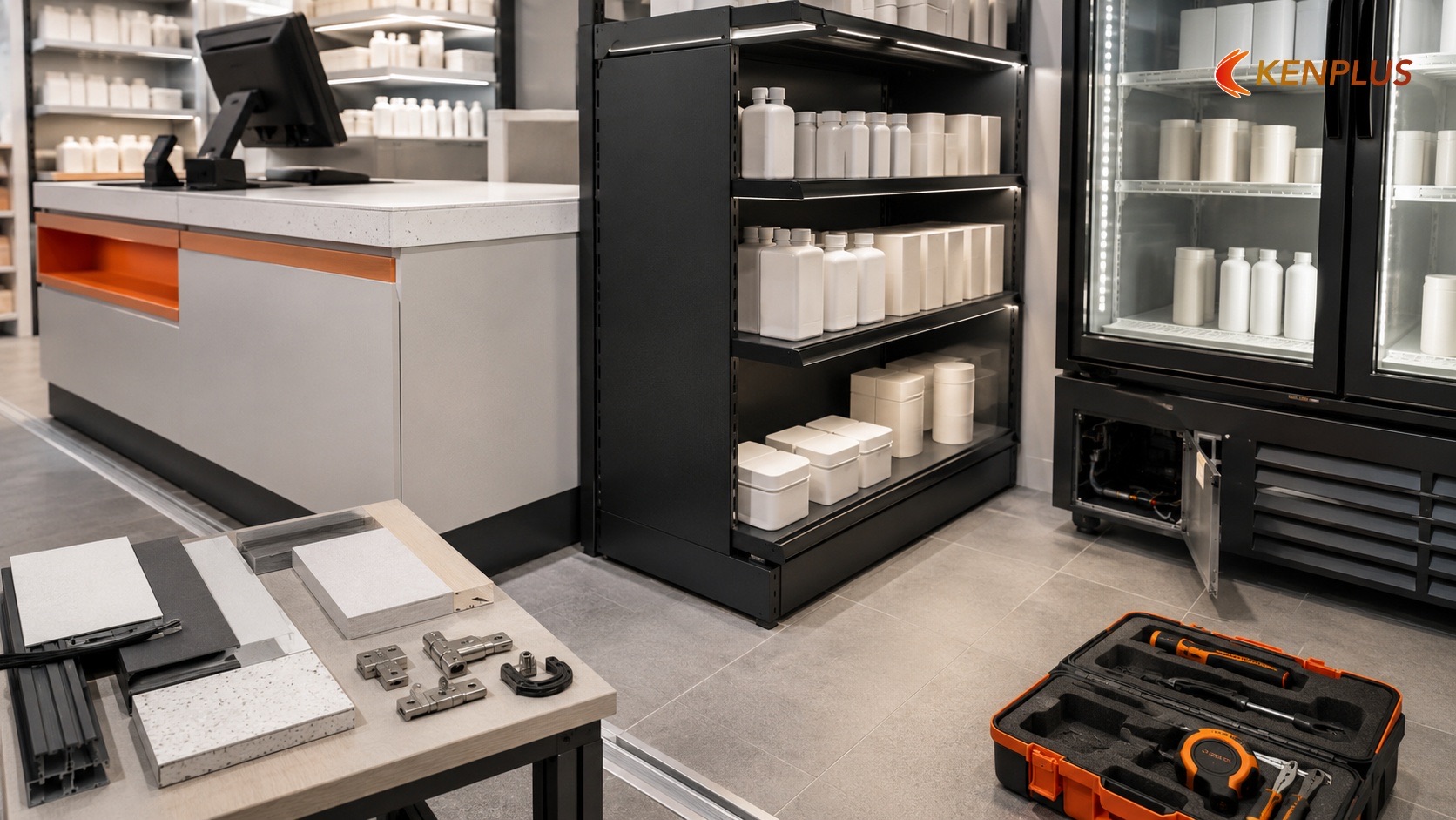 Ước lượng chi phí thi công siêu thị mini 50 m² — Chi phí thi công siêu thị mini 50m² Ước lượng chi phí thi công siêu thị mini 50 m² — Chi phí thi công siêu thị mini 50m²