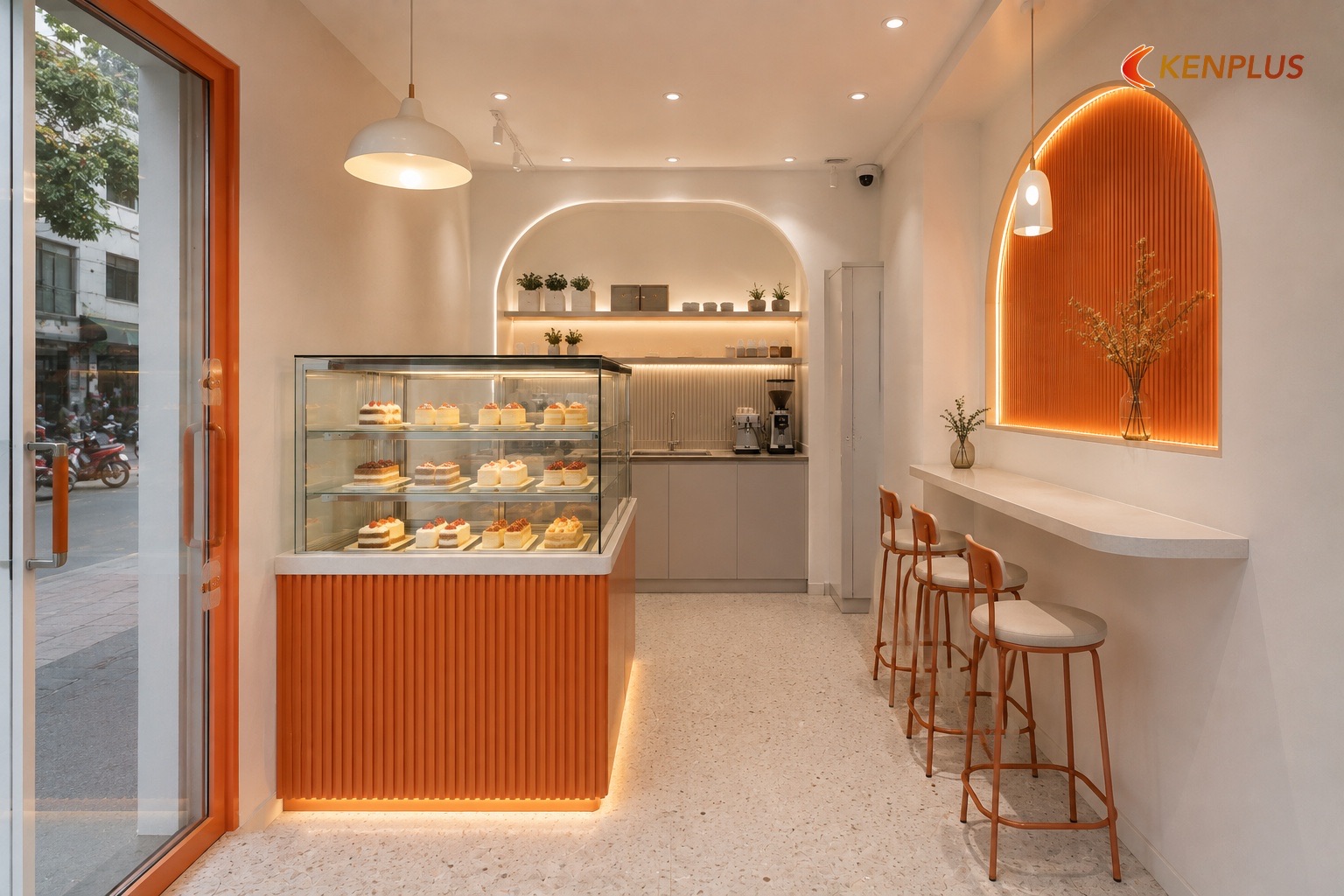 Vì sao 20 m² nhỏ hơn mọi hồ sơ tiệm bánh KenPlus đã làm — Chi phí thiết kế tiệm bánh ngọt 20m² bao nhiêu Vì sao 20 m² nhỏ hơn mọi hồ sơ tiệm bánh KenPlus đã làm — Chi phí thiết kế tiệm bánh ngọt 20m² bao nhiêu