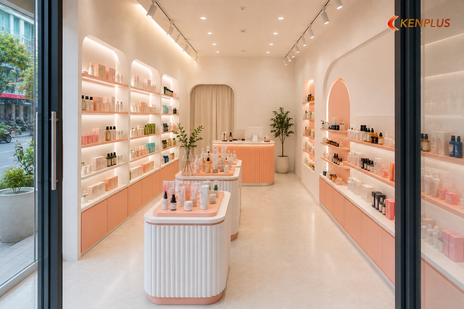 Vì sao 15 mét vuông không tính giống shop 60 hay 100 mét vuông — Chi phí thiết kế shop mỹ phẩm Hàn Quốc 15m² bao nhiêu Vì sao 15 mét vuông không tính giống shop 60 hay 100 mét vuông — Chi phí thiết kế shop mỹ phẩm Hàn Quốc 15m² bao nhiêu