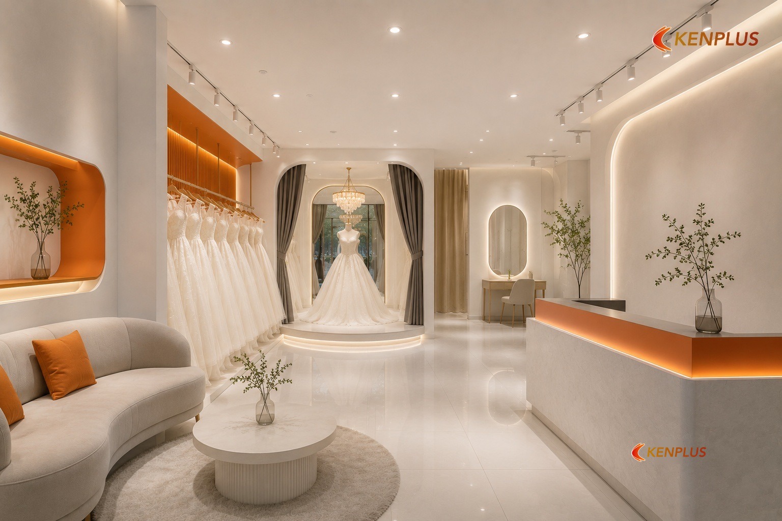 Vì sao 60 m² khó bố trí hơn studio 100–400 m² — Cách bố trí studio áo cưới 60m² hợp lý Vì sao 60 m² khó bố trí hơn studio 100–400 m² — Cách bố trí studio áo cưới 60m² hợp lý