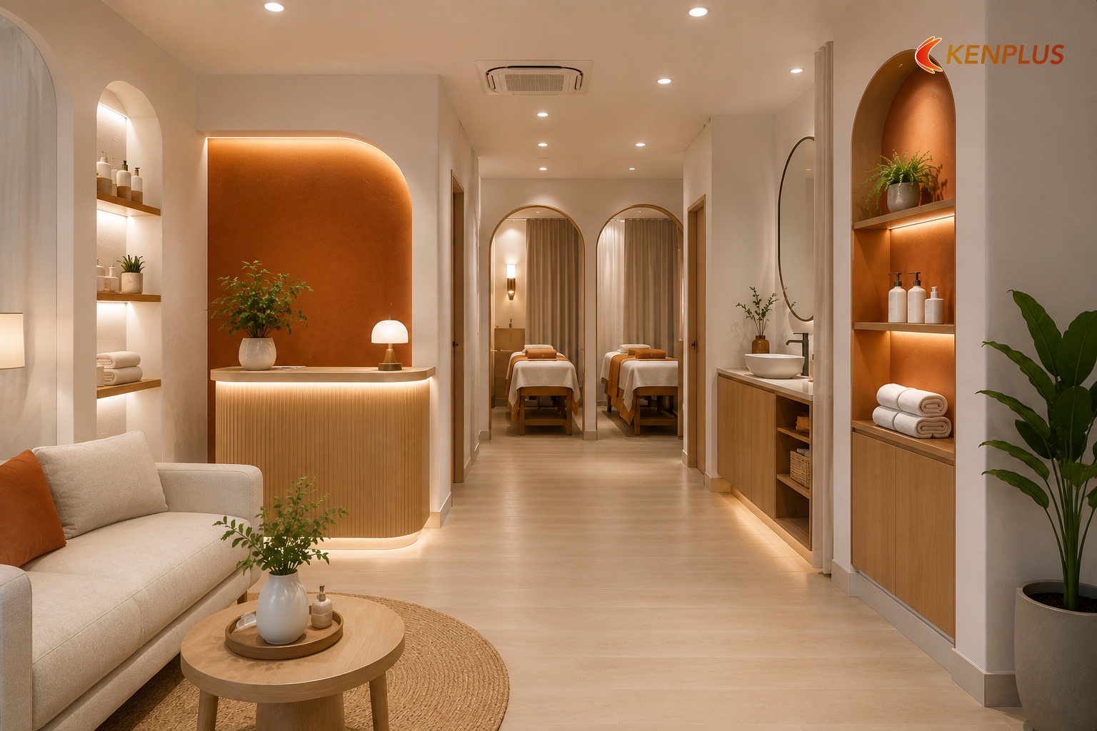 Spa mini Hà Nội — bài toán mặt bằng và vận hành — Thiết kế spa mini tại Hà Nội Spa mini Hà Nội — bài toán mặt bằng và vận hành — Thiết kế spa mini tại Hà Nội