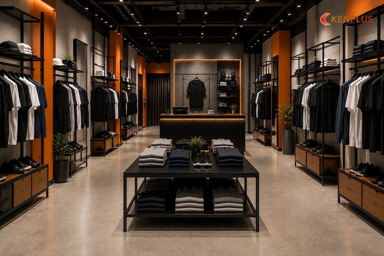 Phát sinh hay gặp trên shop thời trang nam — Kinh nghiệm thi công shop thời trang nam ít phát sinh