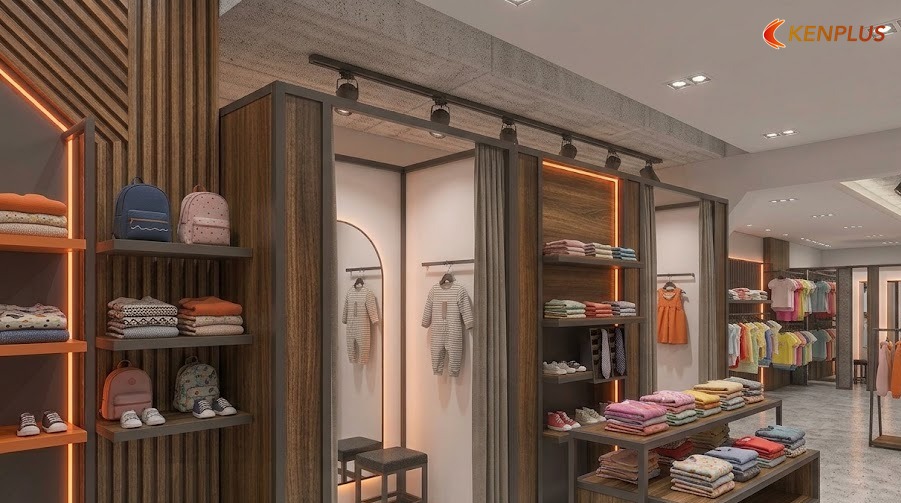 50m² trẻ em trong bối cảnh 25 công trình shop KenPlus — Mở shop thời trang trẻ em 50m² cần bao nhiêu tiền 50m² trẻ em trong bối cảnh 25 công trình shop KenPlus — Mở shop thời trang trẻ em 50m² cần bao nhiêu tiền