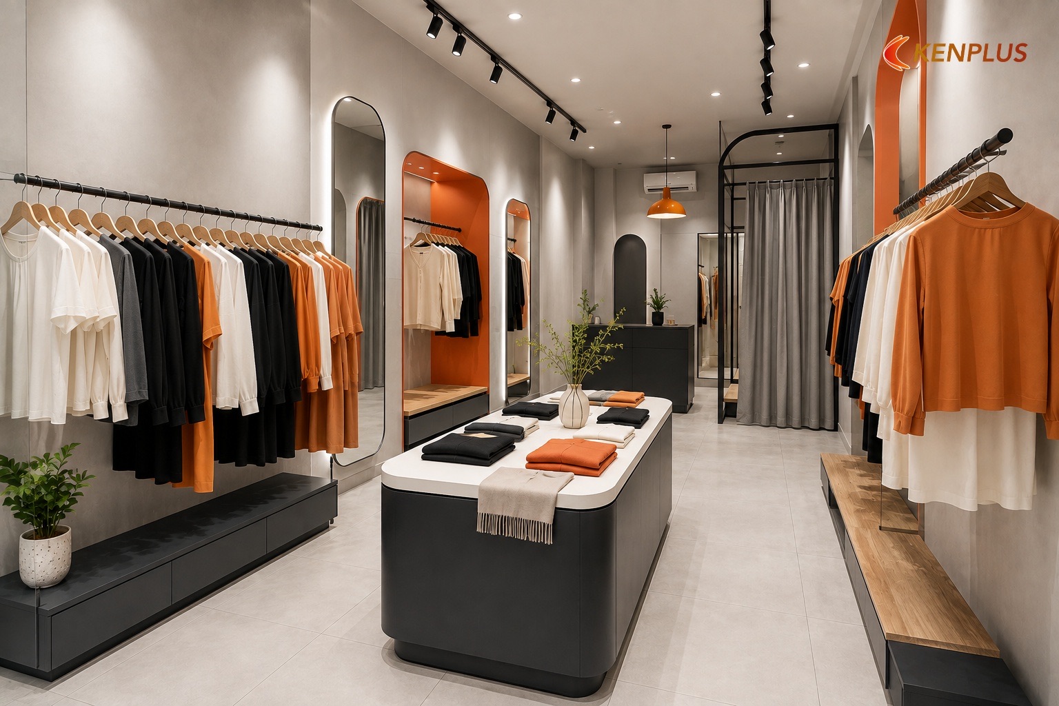 Nguyên tắc bố trí mặt bằng 30 m² — Cách bố trí shop thời trang nữ 30m² hợp lý Nguyên tắc bố trí mặt bằng 30 m² — Cách bố trí shop thời trang nữ 30m² hợp lý