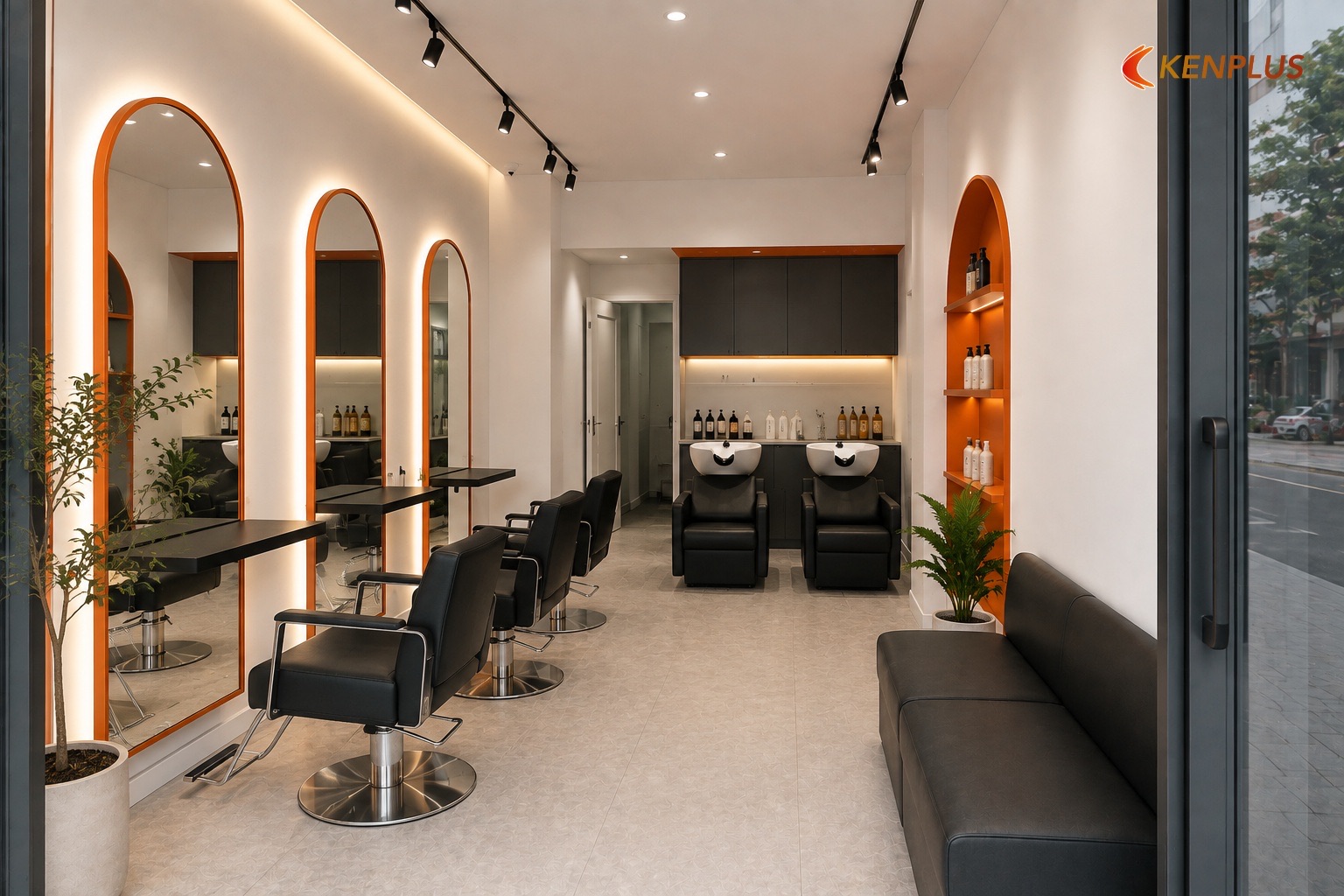 Vì sao 20 m² lệch xa hồ sơ salon KenPlus — Chi phí thiết kế salon tóc nữ 20m² bao nhiêu Vì sao 20 m² lệch xa hồ sơ salon KenPlus — Chi phí thiết kế salon tóc nữ 20m² bao nhiêu