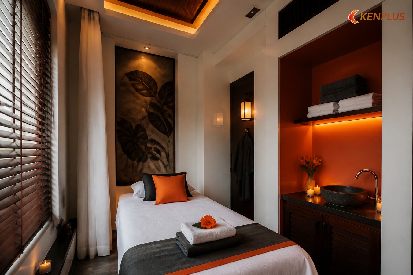 Shophouse mặt tiền 3m — ràng buộc thiết kế — Thiết kế spa trị liệu mặt tiền 3m