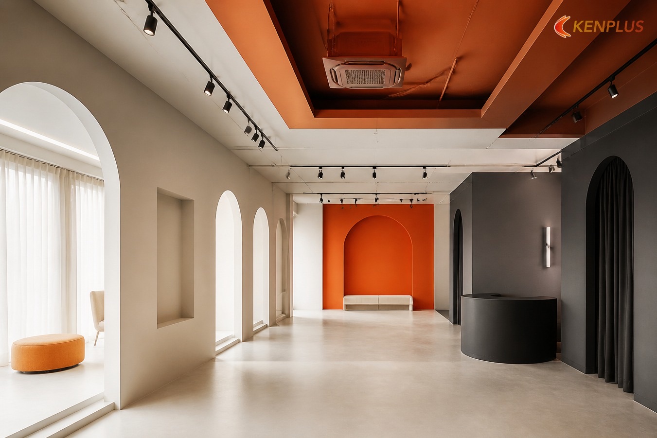 Tiếng ồn, điều hoà và cách âm — Studio áo cưới: trần mở hay trần thạch cao Tiếng ồn, điều hoà và cách âm — Studio áo cưới: trần mở hay trần thạch cao