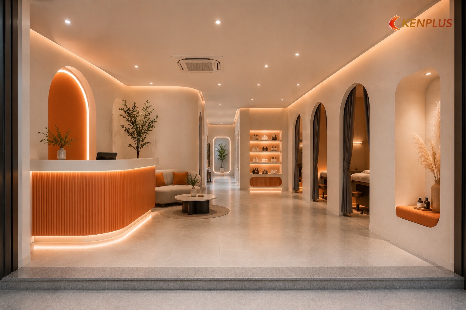Ba bài toán kỹ thuật riêng của spa — Chi phí thiết kế thi công spa 100m2