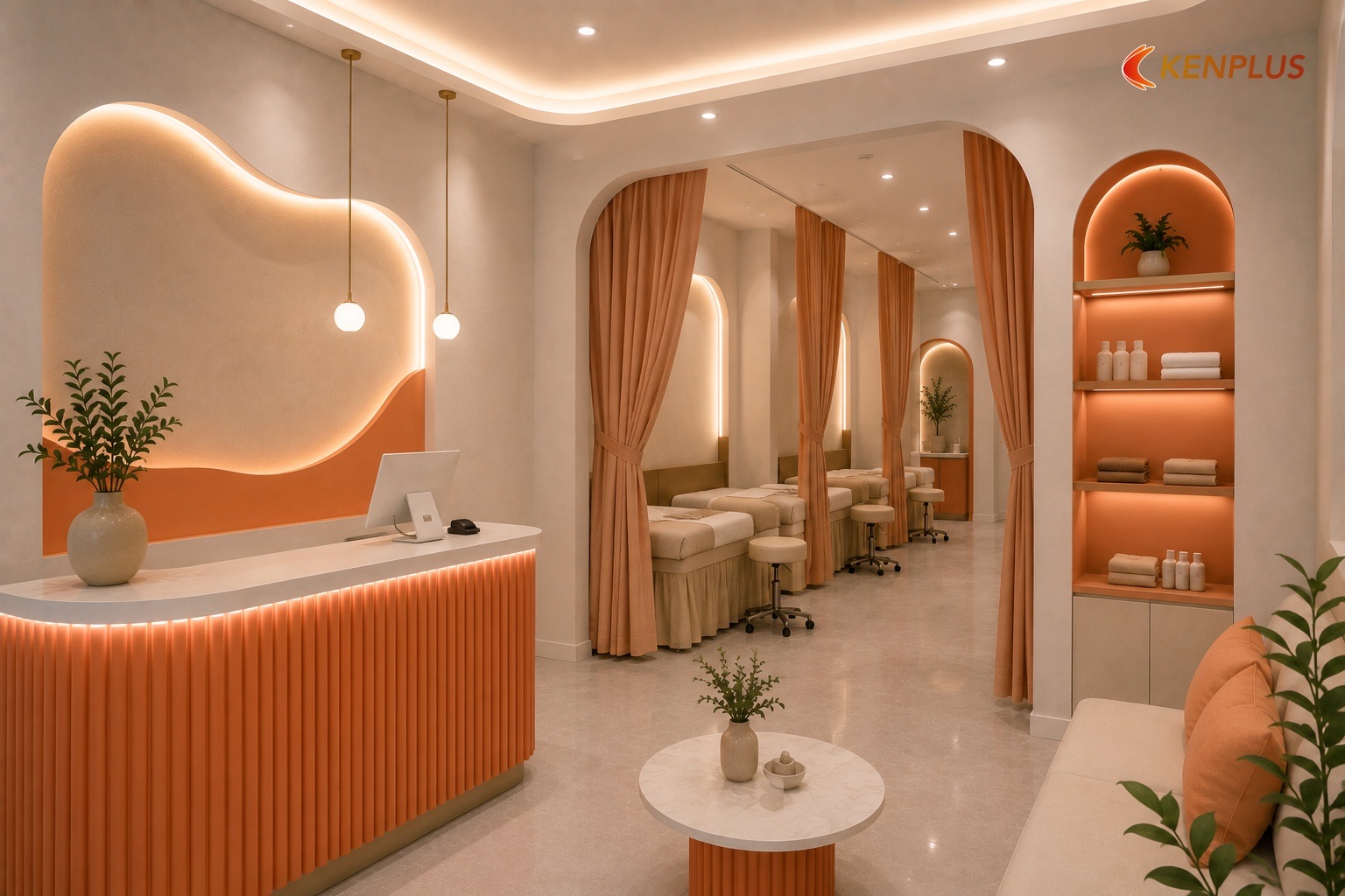 Chi phí thi công spa mini: khung tham chiếu từ dự án thật — Chi phí thiết kế spa mini 30m² bao nhiêu Chi phí thi công spa mini: khung tham chiếu từ dự án thật — Chi phí thiết kế spa mini 30m² bao nhiêu