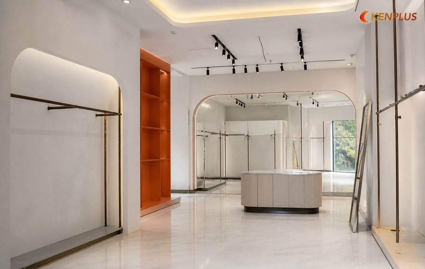 Điện và ánh sáng — chi phí thi công thường bị đunderestimate — Chi phí thi công showroom váy cưới 60m² Điện và ánh sáng — chi phí thi công thường bị đunderestimate — Chi phí thi công showroom váy cưới 60m²