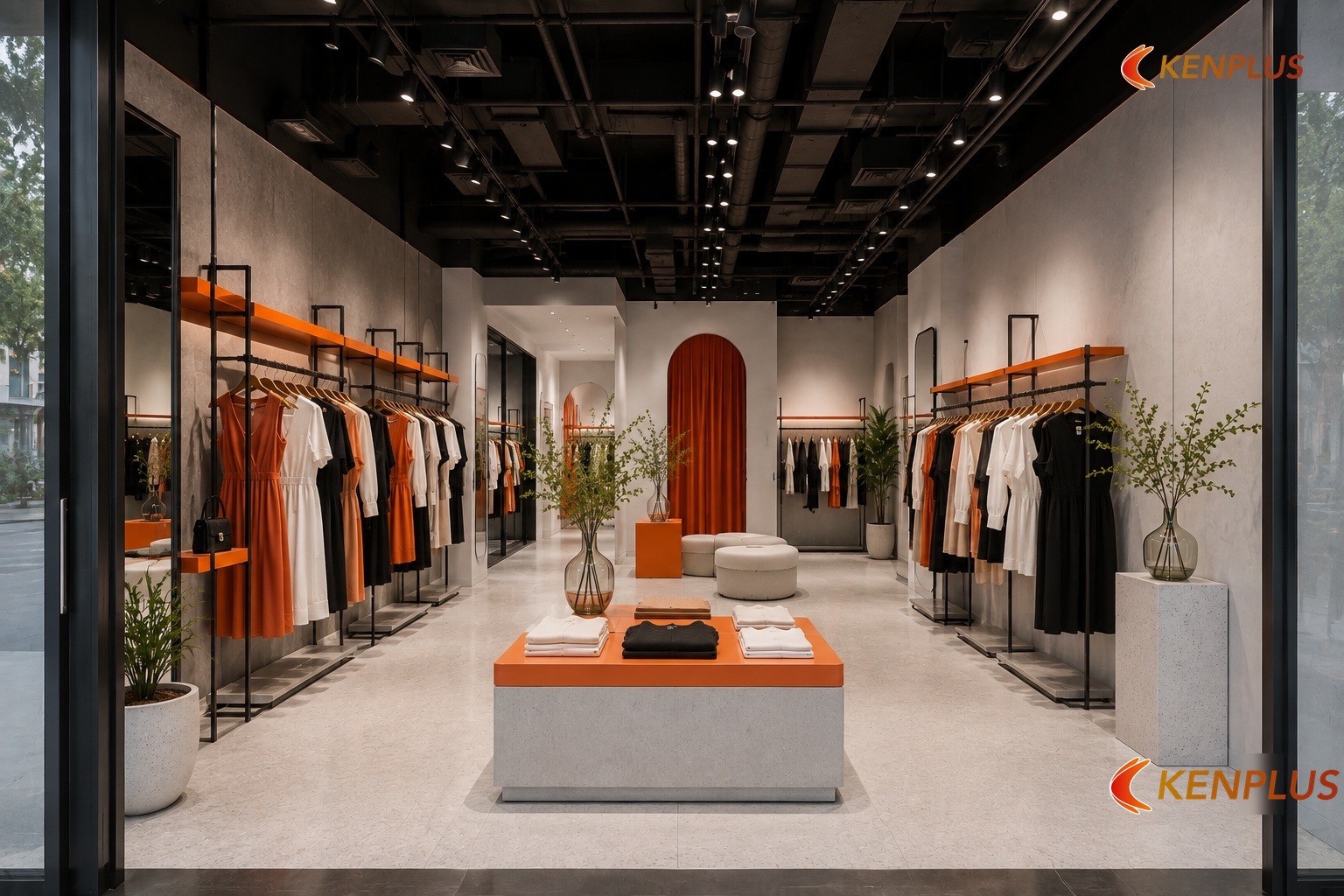 Trần mở là gì trong ngữ cảnh shop thời trang nữ