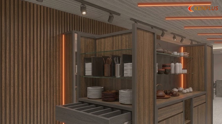 Luồng khách và luồng phục vụ trên 100m² — Cách bố trí nhà hàng Việt 100m² hợp lý
