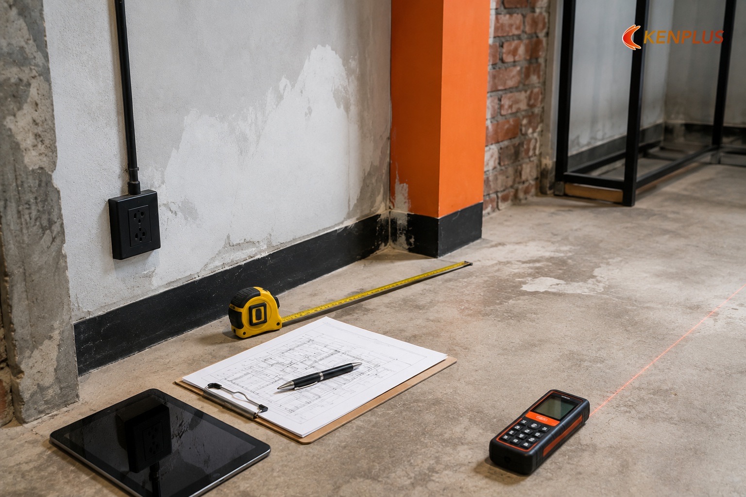Bước 2 — Khảo sát mặt bằng trước báo giá — Checklist chọn đơn vị thi công shop thời trang nam Bước 2 — Khảo sát mặt bằng trước báo giá — Checklist chọn đơn vị thi công shop thời trang nam