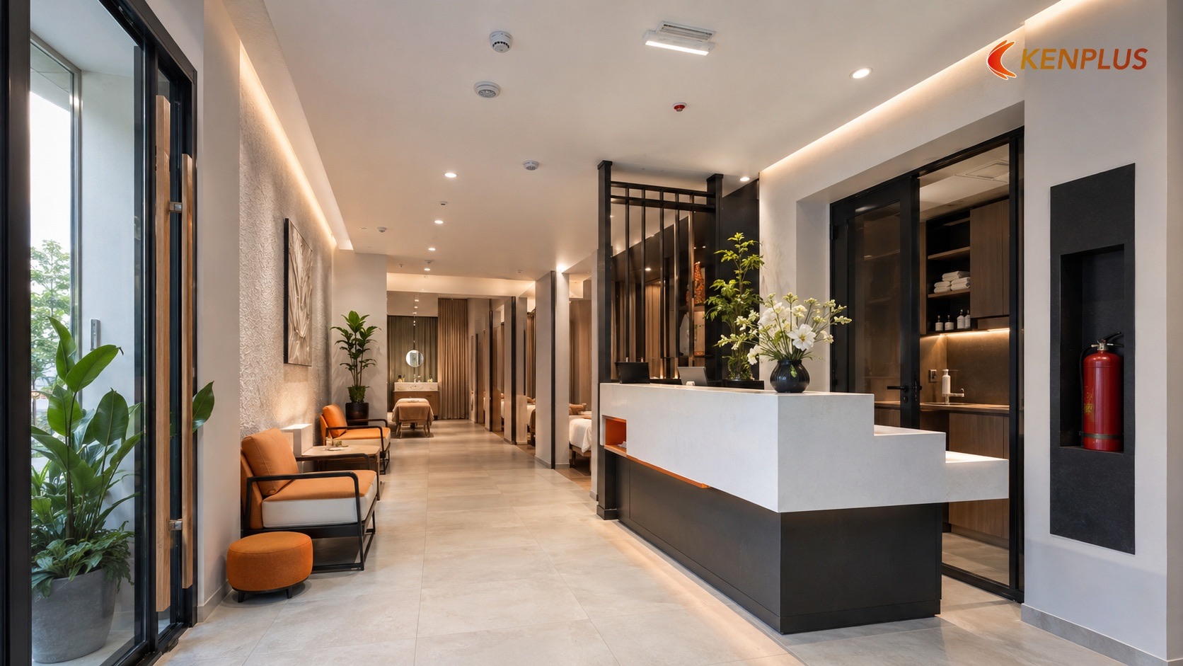 Luồng khách và luồng nhân viên — nguyên tắc PCCC layout — Yêu cầu PCCC khi mở spa chăm sóc da Luồng khách và luồng nhân viên — nguyên tắc PCCC layout — Yêu cầu PCCC khi mở spa chăm sóc da