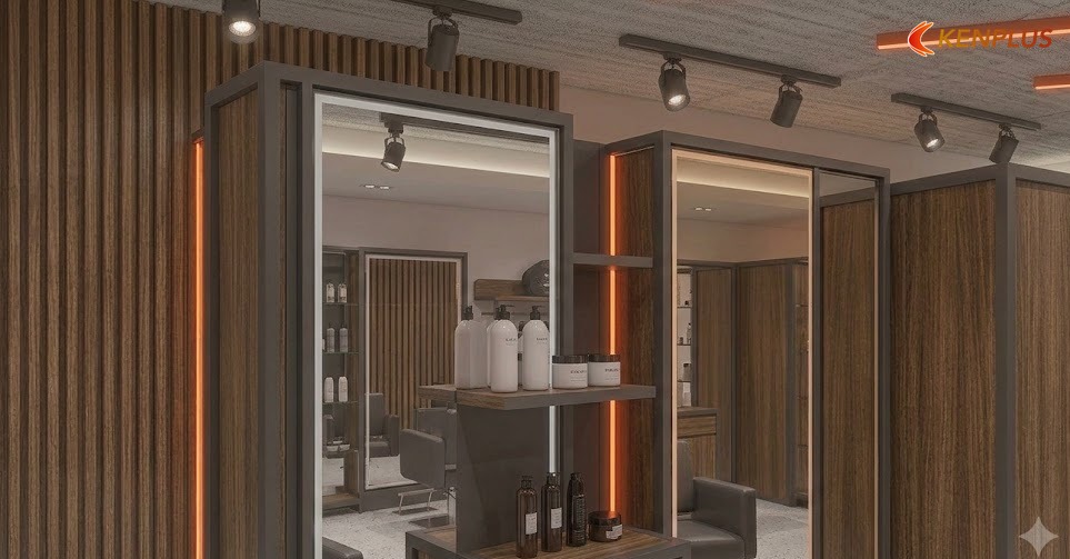 So sánh gương thường vs tráng bạc tại station — Gương thường hay gương tráng bạc cho salon tóc nữ