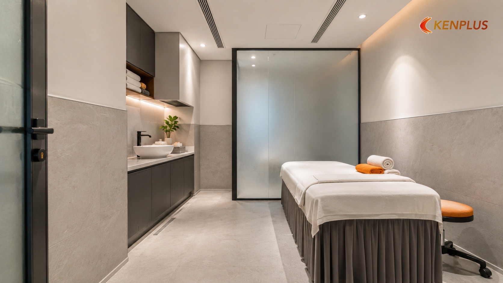 Hoàn thiện chống ẩm — sàn, tường, trần — Chọn vật liệu thi công spa chăm sóc da Hoàn thiện chống ẩm — sàn, tường, trần — Chọn vật liệu thi công spa chăm sóc da