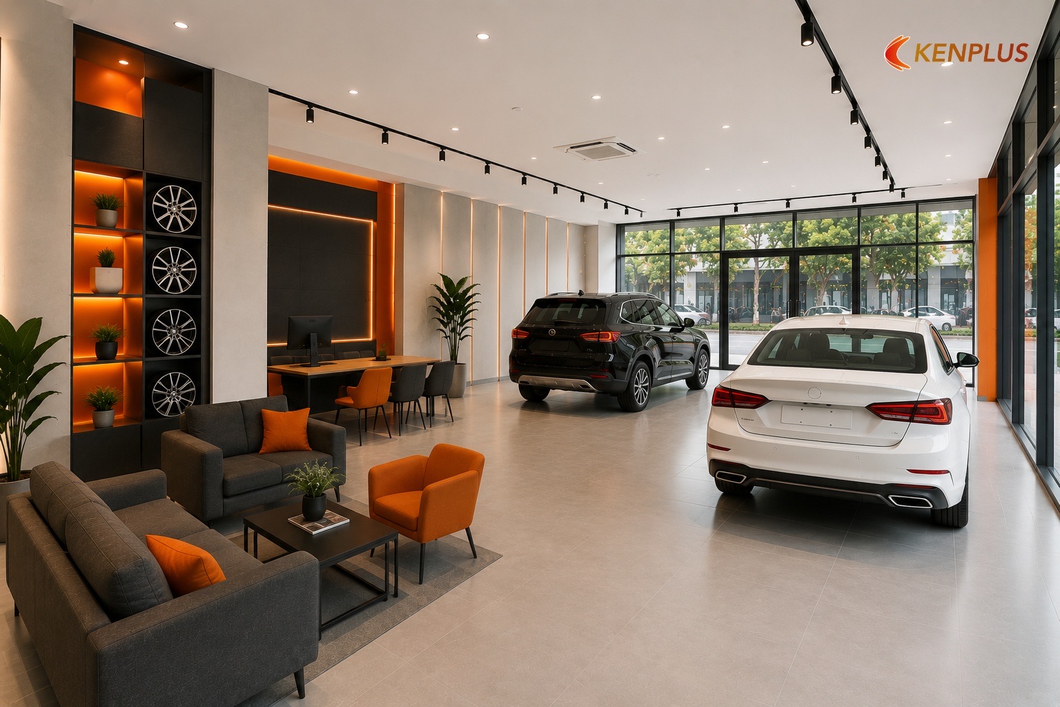 Quy trình thi công A–Z — Quy trình thi công showroom ô tô từ A đến Z